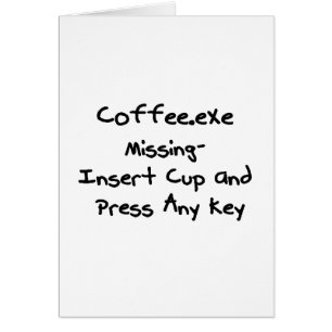 Disparus de Coffee.exe - humour nerd d'humeur de