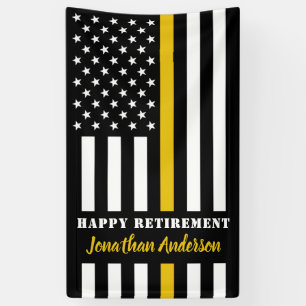 Dispatcher Gold Line Congratulations Retirement Banner