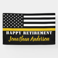 Dispatcher Thin Gold Line Personalized Retirement