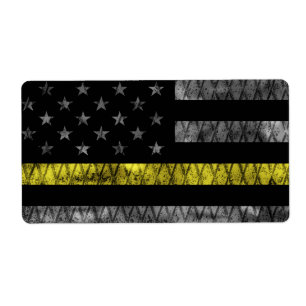Dispatcher Thin Yellow Line Flag
