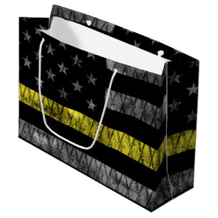 Dispatcher Thin Yellow Line Flag Large Gift Bag