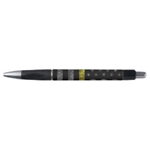 Dispatcher Thin Yellow Line Flag Pen