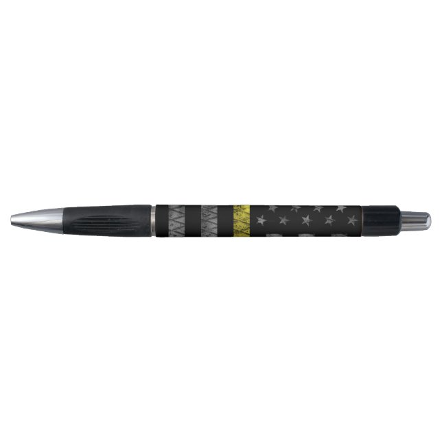 Dispatcher Thin Yellow Line Flag Pen (Front)