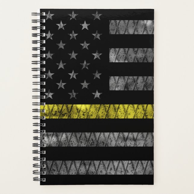 Dispatcher Thin Yellow Line Flag Planner (Front)
