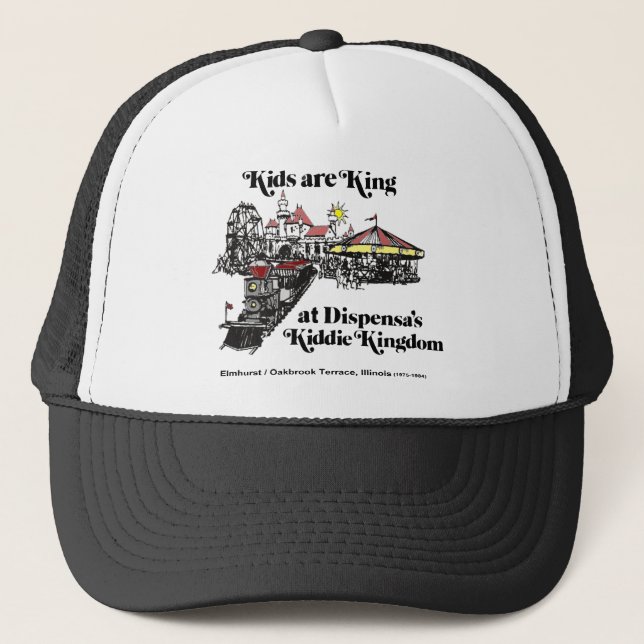 Dispensa's Kiddie Kingdom, Oakbrook Terrace Trucker Hat (Front)