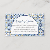 Display Baby Shower, Unwrapped Italian Theme Mini 