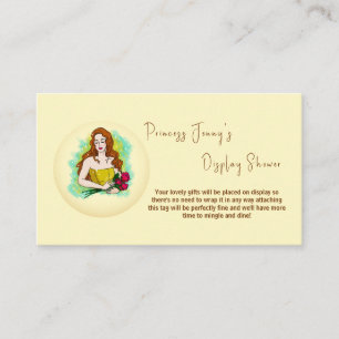 Display Gifts Bridal Shower  Enclosure Card