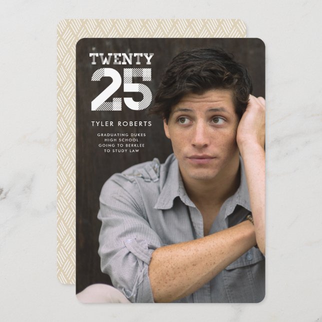 Display Graduation 2025 Photo Announcement (Front/Back)