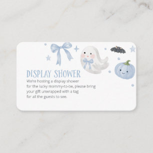 Display Shower Halloween Baby Shower Enclosure Card