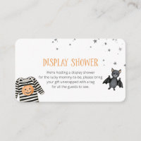 Display Shower Halloween Baby Shower