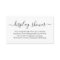 Display Shower Insert for Invitation - Simple