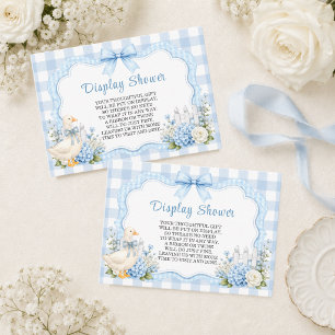 Display Shower Silly Goose Boy Baby Shower Enclosure Card