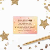 Display Shower Western Pretty Stars Bridal Shower