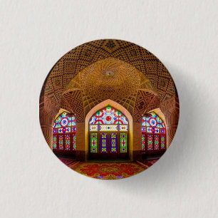 DISPLAY with respect: Religious Place of Worship 1 Inch Round Button