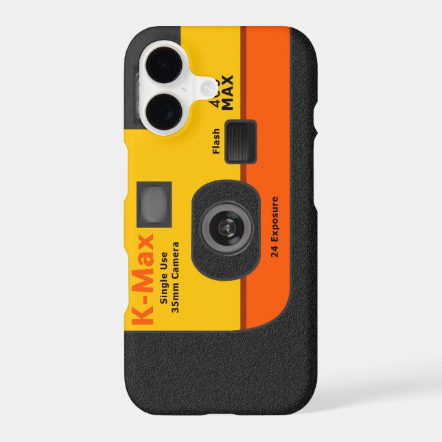 Disposable Camera - I6 Orange (Back)