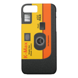Disposable Camera - I6 Orange iPhone 8/7 Case