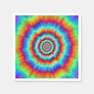 Disposable Napkins   Explosion in Blue and Orange