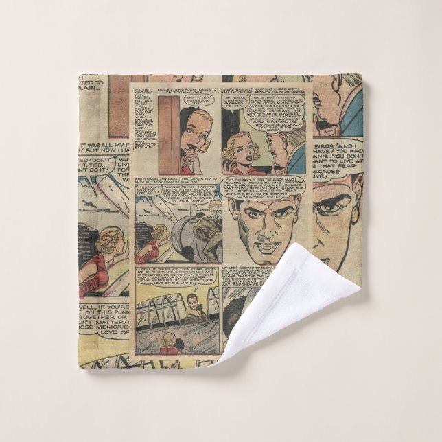 Disposition comique vintage Romance (Gant de toilette)