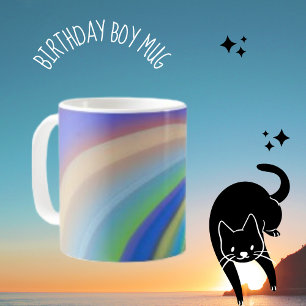 Disposition esthétique colorée Motif de café Mug