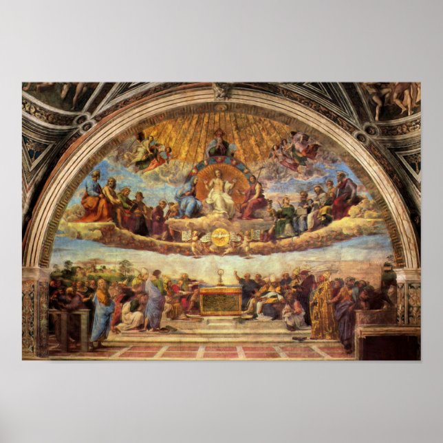 Disputation of the Eucharist Poster (Front)