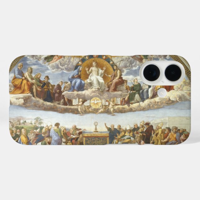 Disputation of the Holy Sacrament, Raphael Sanzio Case-Mate iPhone Case (Back (Horizontal))