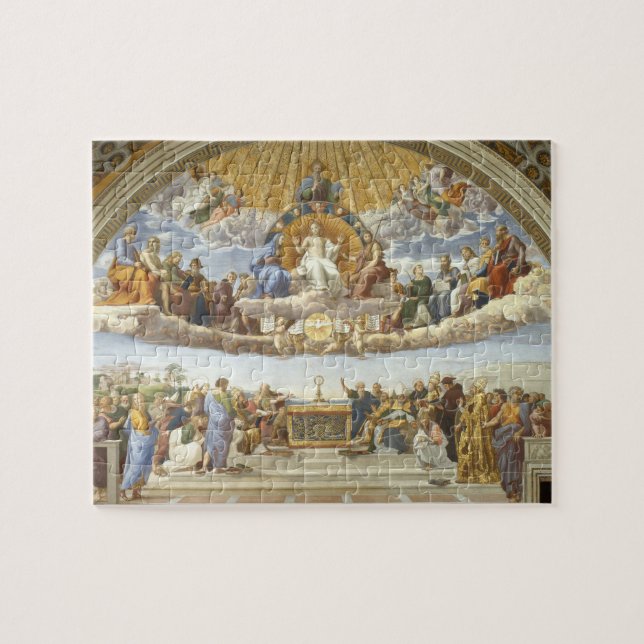 Disputation of the Holy Sacrament, Raphael Sanzio Jigsaw Puzzle (Horizontal)