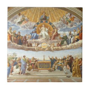 Disputation of the Holy Sacrament, Raphael Sanzio Tile