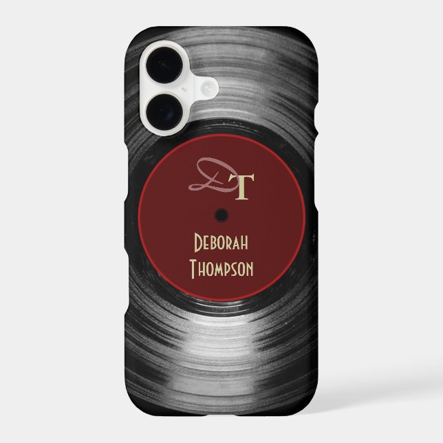 disque vinyle musique personnalisée (Verso)