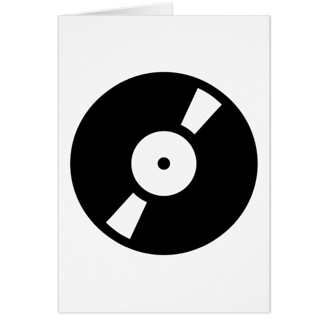 disque vinyle rétro (Devant)