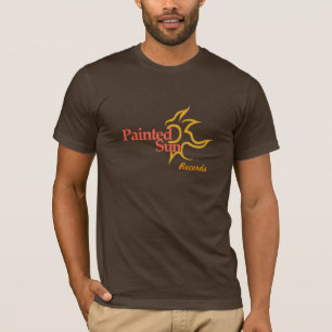 Disques peints de Sun - le T-shirt des hommes