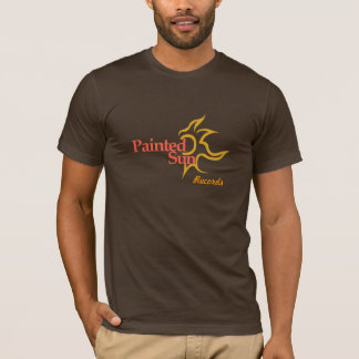 Disques peints de Sun - le T-shirt des hommes