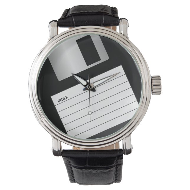 Disquette classique 3,5 pouces Montre homme (devant)
