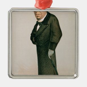 Disraeli, Benjamin Metal Ornament