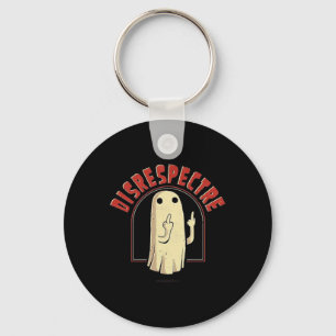 Disrespector Ghost Halloween Fuuny Ghost Cute Hall Keychain