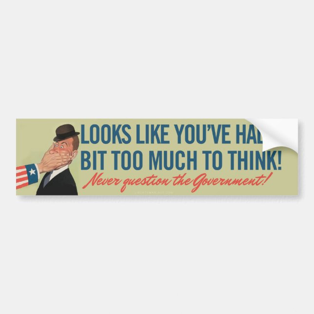 Dissent Bumper Sticker (Front)