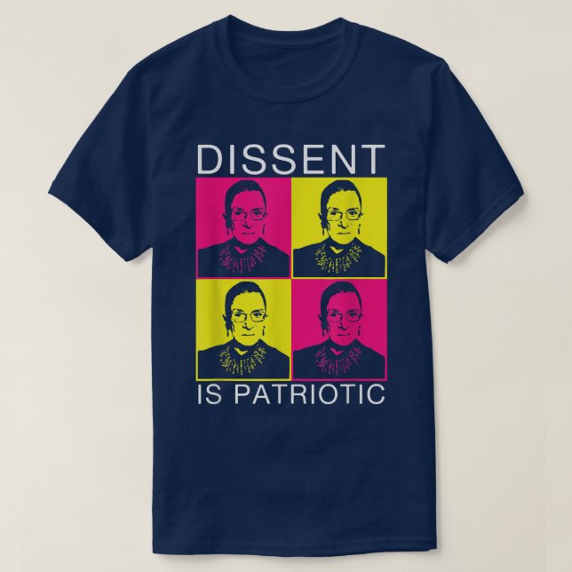 Dissent Is Patriotic Reproductive Rights Feminist  T-Shirt (Design Front)