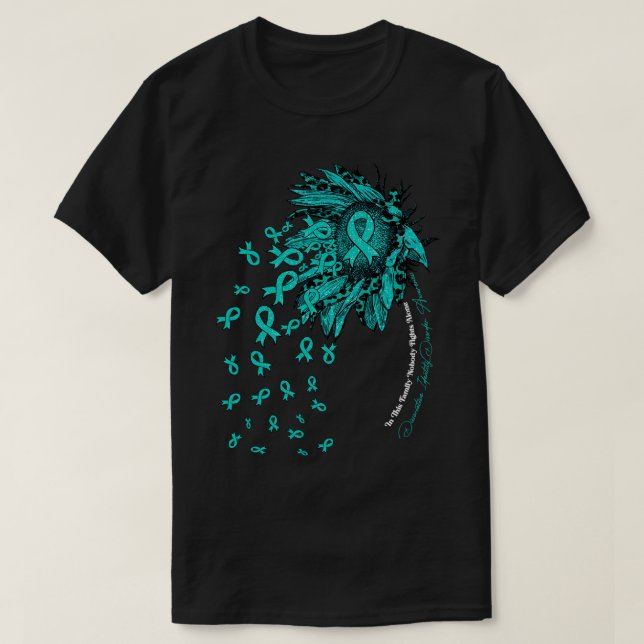 Dissociative Identity Disorder Awareness sunflower T-Shirt (Design Front)