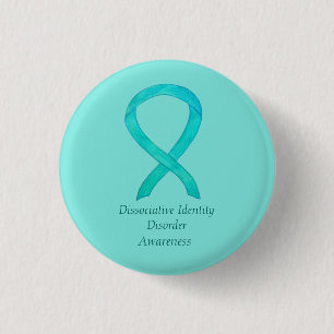 Dissociative Identity Disorder Teal Awareness Pin