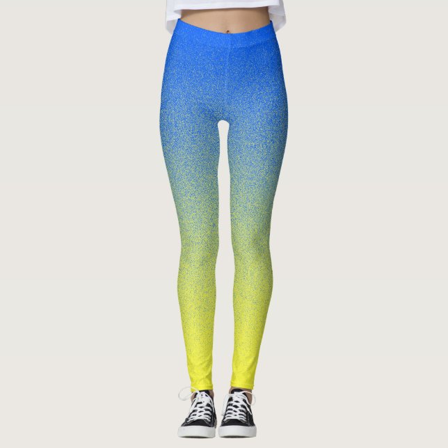 dissolve 2 Colour - Customize it - Yoga Leggings (Front)