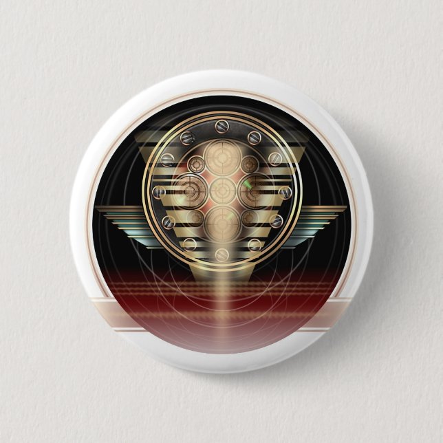 Dissolvo Ray Round Button (Front)
