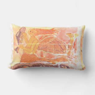 Disstressed Mermaid by Linandara Lumbar Pillow