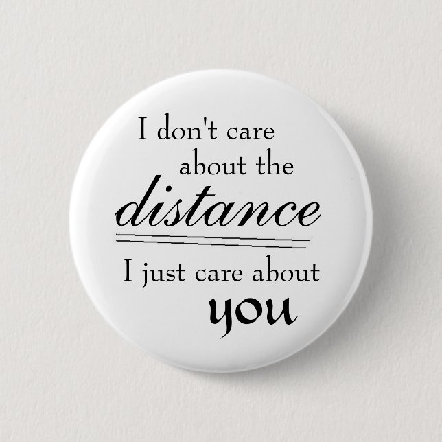 Distance 2 Inch Round Button (Front)