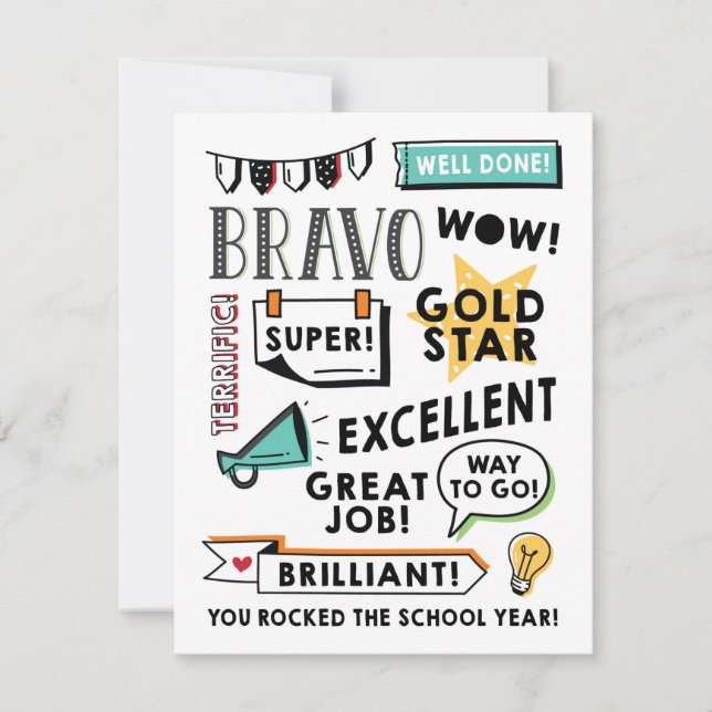 Distance Learning End of Year Card (Front)