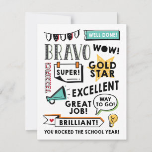 Distance Learning End of Year Card