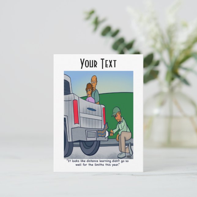 Distance Learning Postcard (Standing Front)