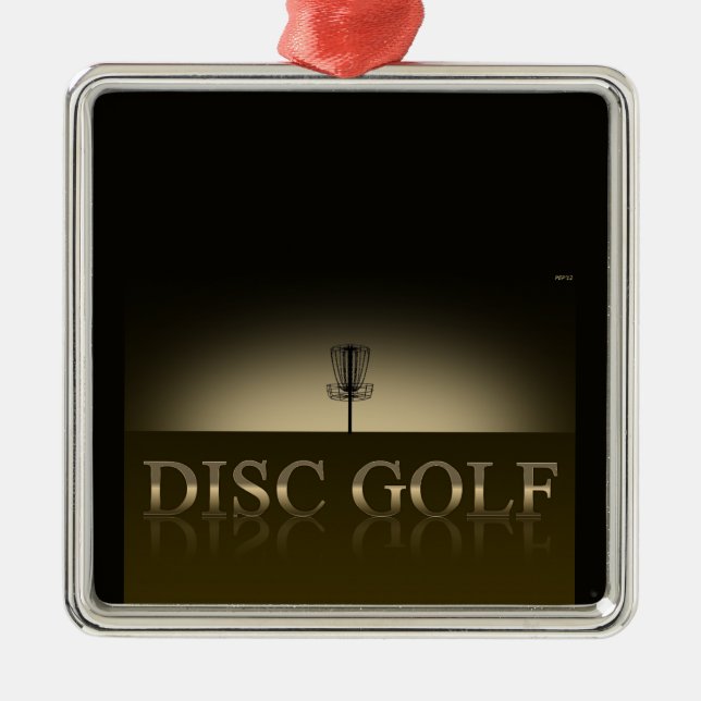 Distant Basket Metal Ornament (Front)