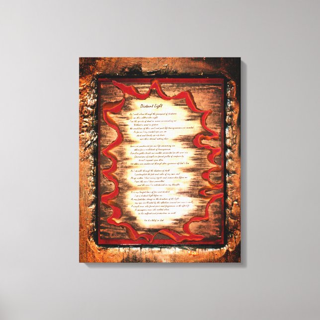 Distant Light Canvas Print (Front)