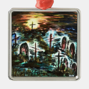 Distant Light Metal Ornament