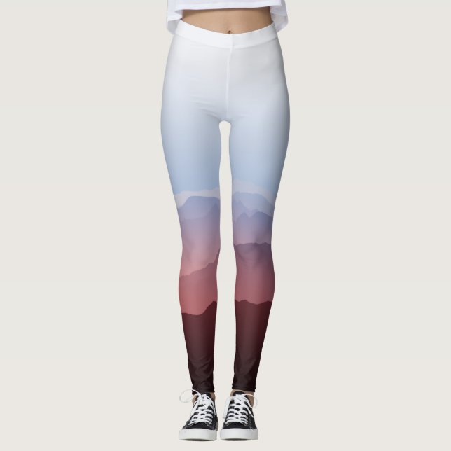Distant Mountains Leggings (Front)