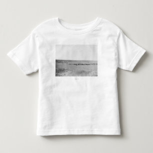 Distant View of Cowboys with Cattle Herds Toddler T-shirt